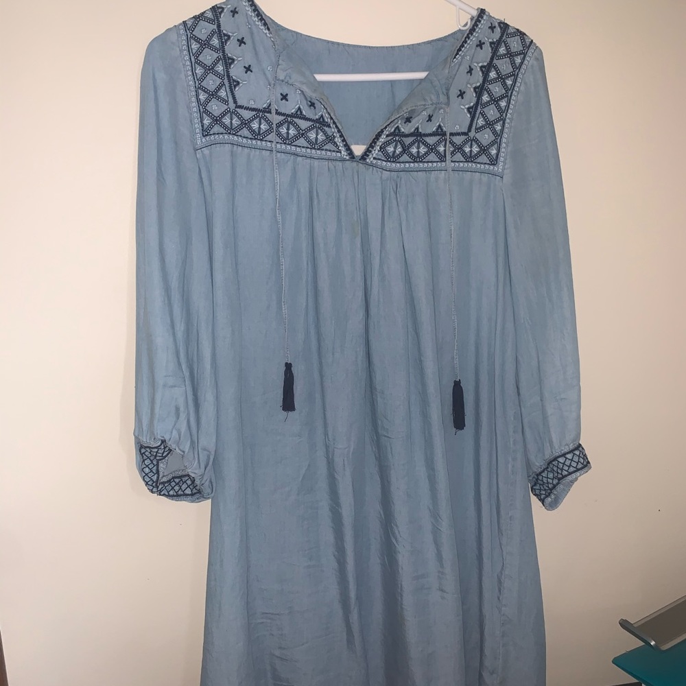 BOHO BLUE DRESS